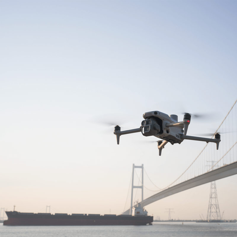 Broinspeksjon med drone