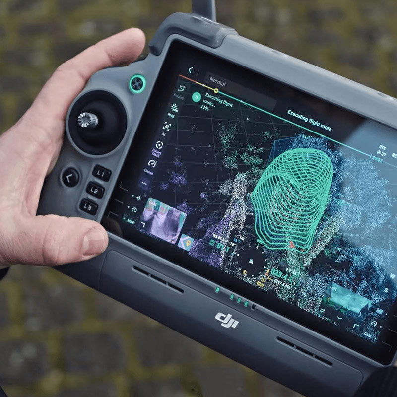 3D modeller med drone