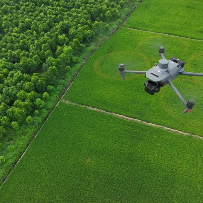 Landmåling med drone