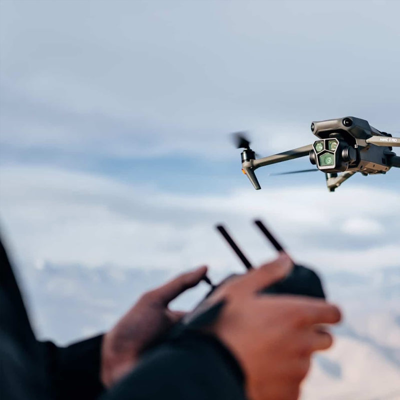 Terreng og høydemåling med drone