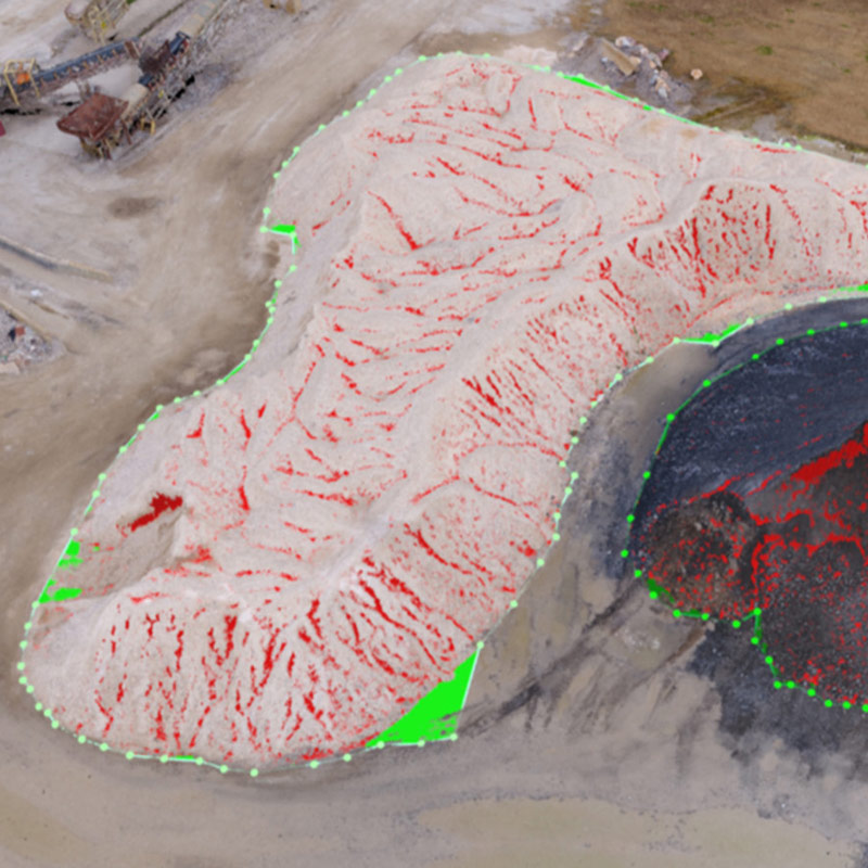 Masseberegning med drone