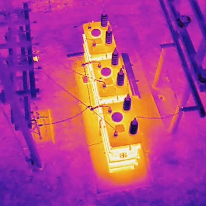 termisk inspeksjon med drone