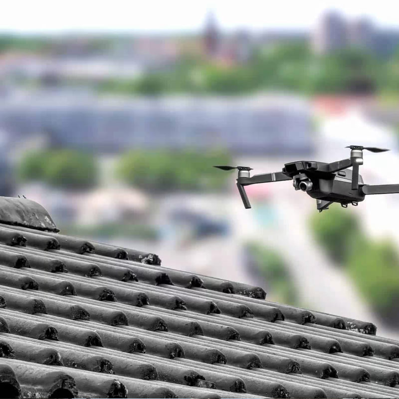 Varmetap i bygning søk med drone